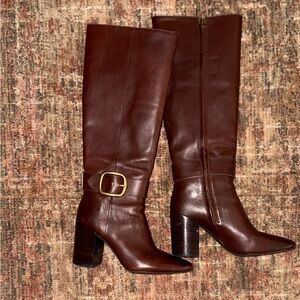 Coach Leather Riding Boots